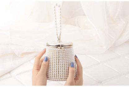 Gorgeous DIY Pearl Bucket Bag/Evening Party Bag