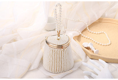 Gorgeous DIY Pearl Bucket Bag/Evening Party Bag