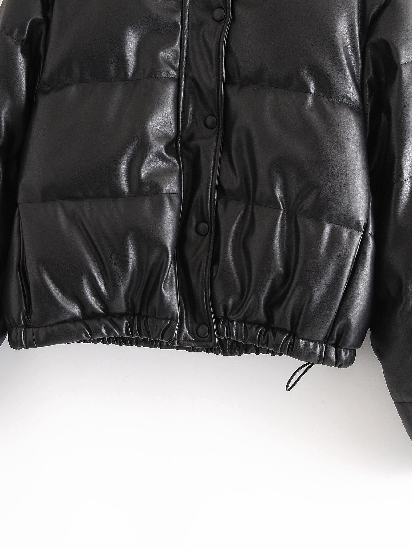 Casual Winter Pu Cotton Jackts for Women