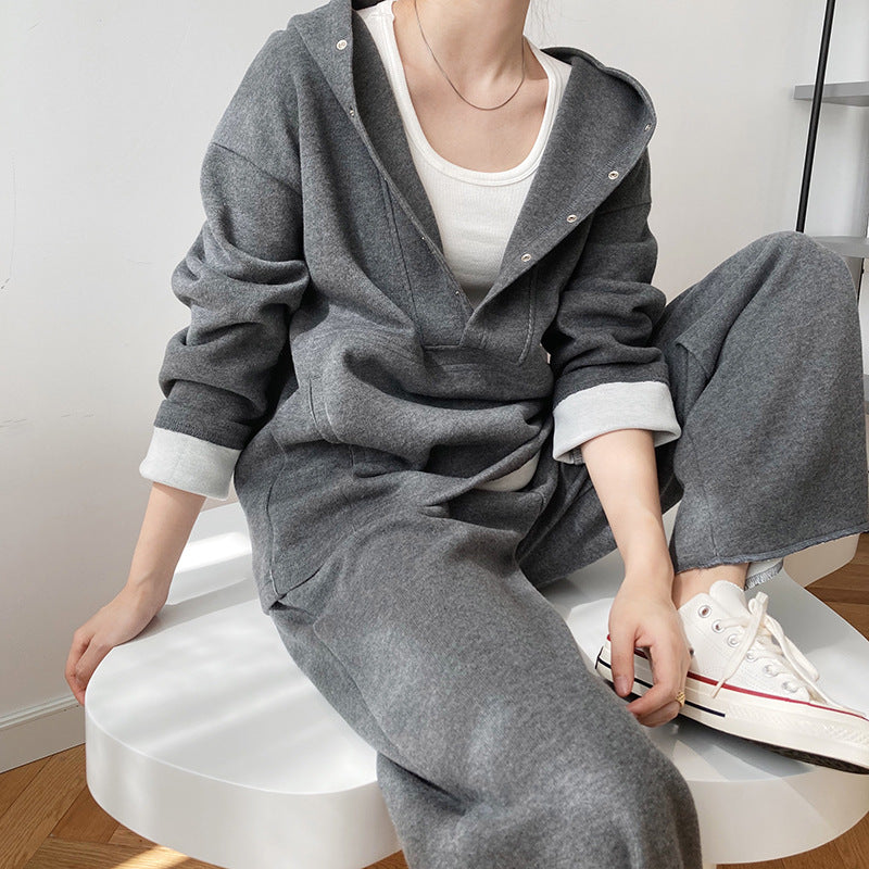 Fashion Women Hoodies and Pants Sports Suits