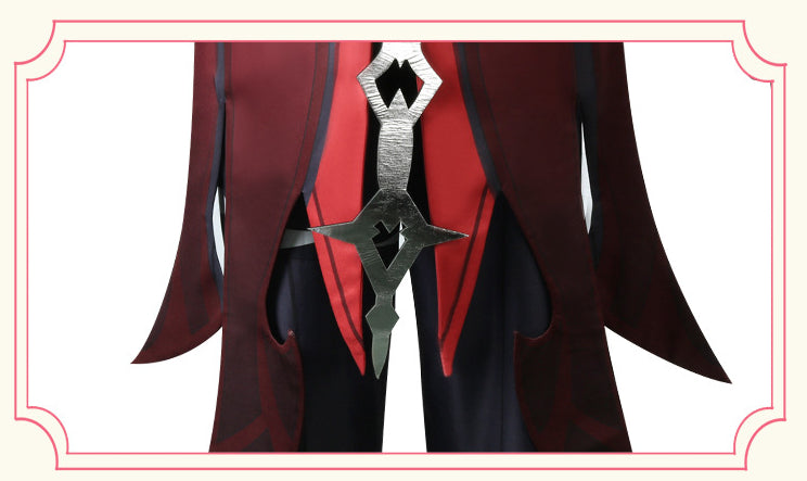 Genshin Impact Diluc Red Dead of Night Premium Edition Cosplay Costume