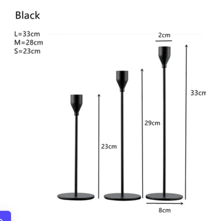 European Style Metal Candle Holders Simple Golden Wedding Decoration Bar Party Living Room Decor Home Decor Candlestick