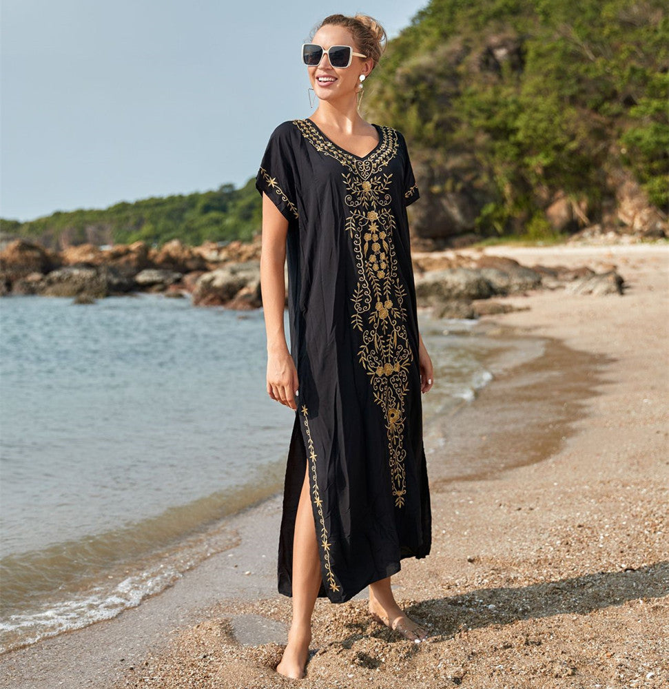 Casual Embroidery Summer Bikini Dresses