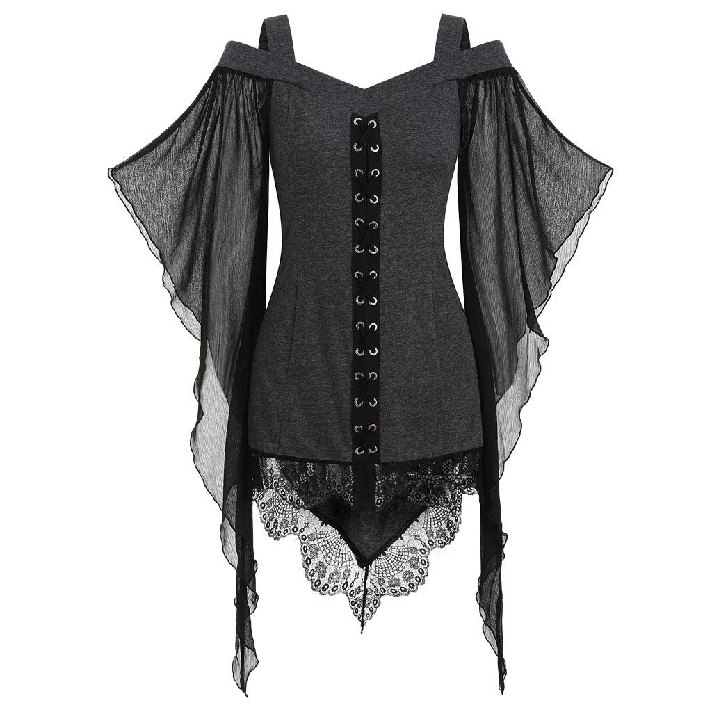 Fashion Irregular Gothic Tops