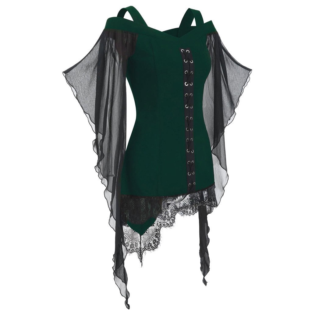 Fashion Irregular Gothic Tops