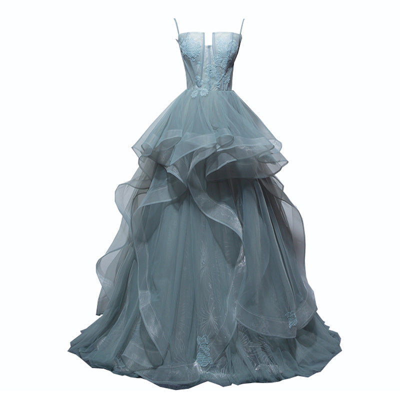 Light Green Strapless Ball Gown Party Dresses