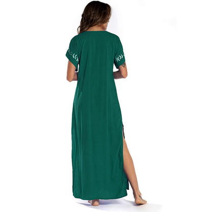 Casual Embroidery Summer Bikini Dresses