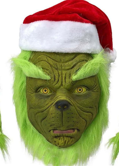 Christmas The Grinch Santa Claus Cosplay Costumes A005