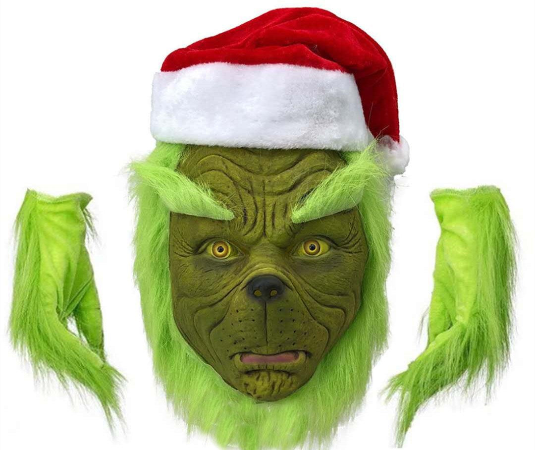 Christmas The Grinch Santa Claus Cosplay Costumes A005