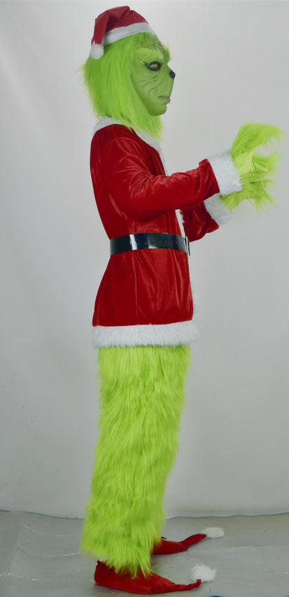 Christmas The Grinch Santa Claus Cosplay Costumes A005