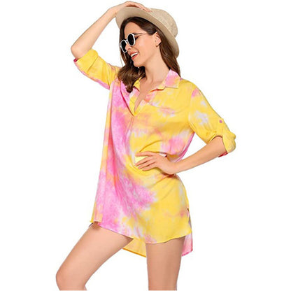 Summer Beach Chiffon Bikini Shirts