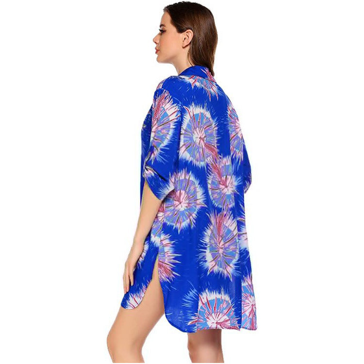 Summer Beach Chiffon Bikini Shirts