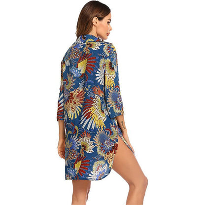 Summer Beach Chiffon Bikini Shirts