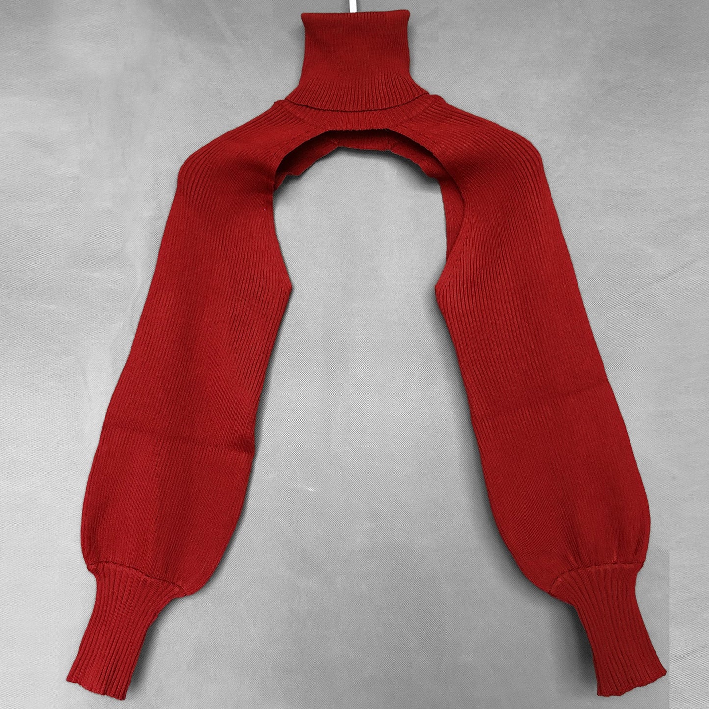Fashion High Neck Knitted Designed Sweaters