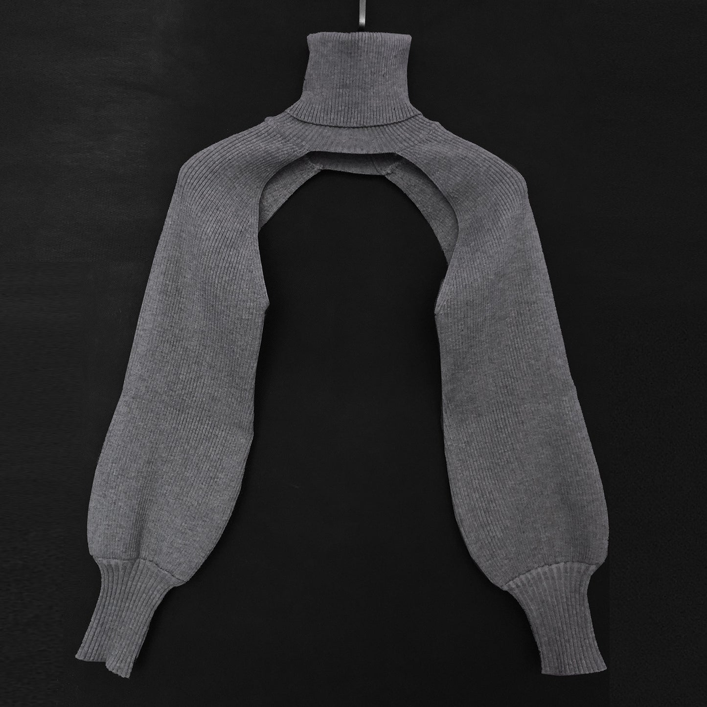 Fashion High Neck Knitted Designed Sweaters