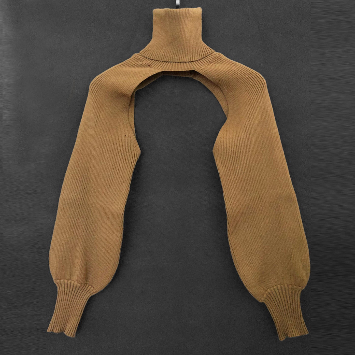 Fashion High Neck Knitted Designed Sweaters
