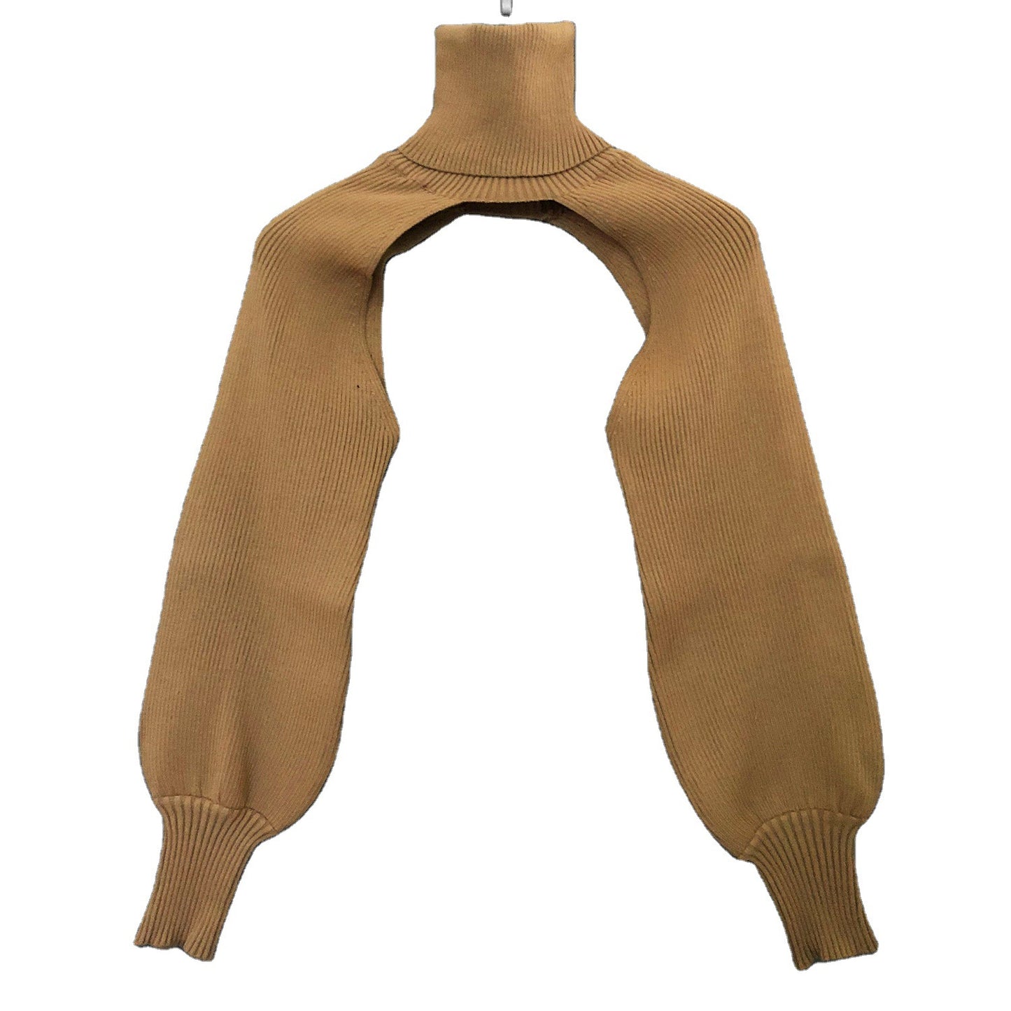 Fashion High Neck Knitted Designed Sweaters
