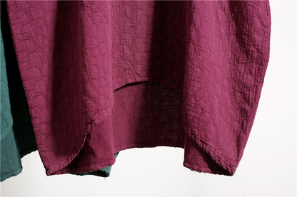 Elegant Linen Plus Sizes Pullover Spring Dresses