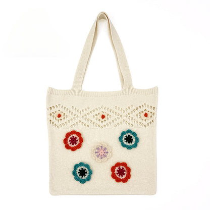 Women Crochet Weave Shoulder Handbags