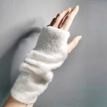 Soft Winter Warm Fake Sleeves Gloves