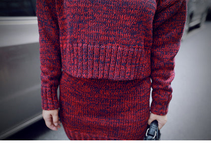 Sexy Knitted Two Pieces  Sheath Dresses