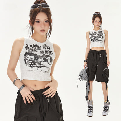 Sexy Summer Sleeveless Tight Tank Tops for Girls