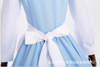 Beauty and the Beast Belle Maid Cosplay Costumes 584