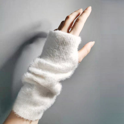 Soft Winter Warm Fake Sleeves Gloves