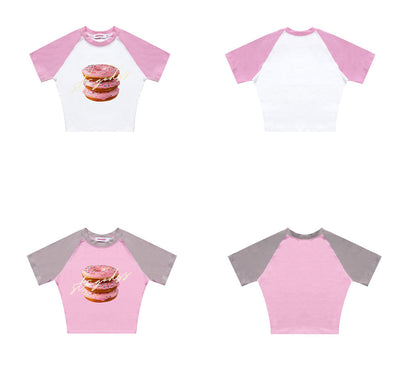 Fashion Hamburg Midriff Baring Summer T Shirts for Girls