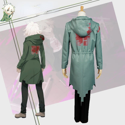 Danganronpa 2 Nagito Komaeda Windbreaker Cosplay Costumes Coats