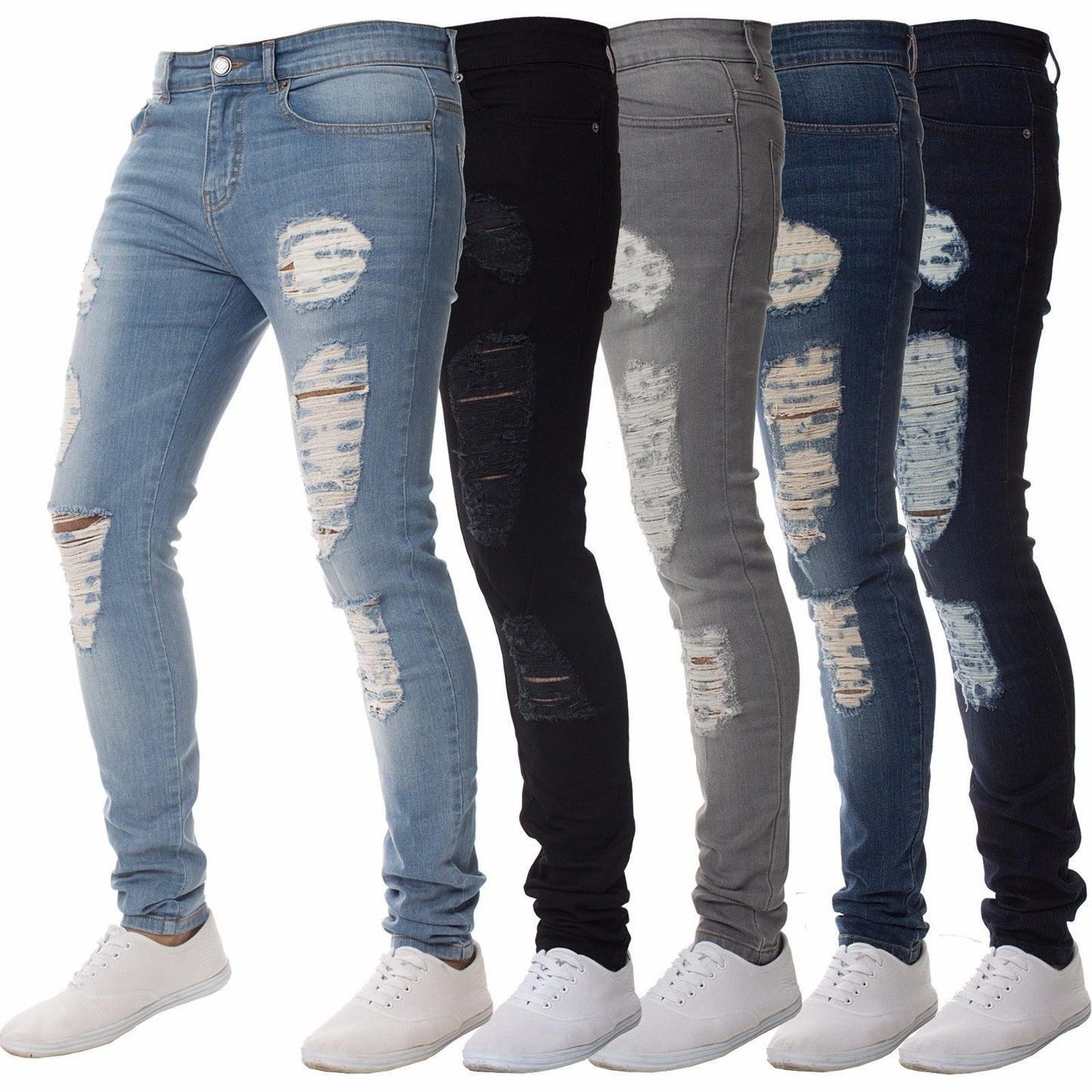 Casual Broken Holes Jeans for Men
