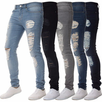 Casual Broken Holes Jeans for Men