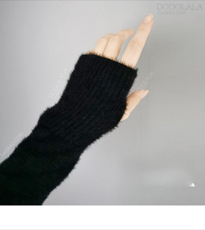 Soft Winter Warm Fake Sleeves Gloves