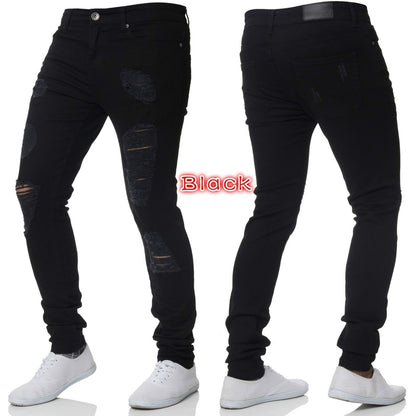 Casual Broken Holes Jeans for Men