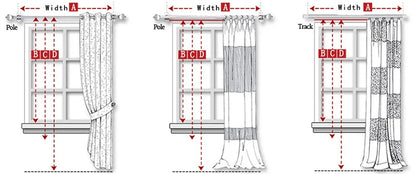 French Embroidered Bird Linen Curtain For Living Room, Privacy Sheer Curtain For Bedroom, Machine Washable .Easy Install Curtain
