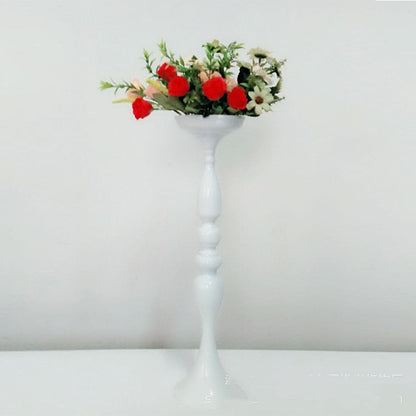 Metal Candle Holders Flowers Vase Candlestick Centerpieces Road Lead Candelabra Centerpieces Wedding porps Christmas decoration