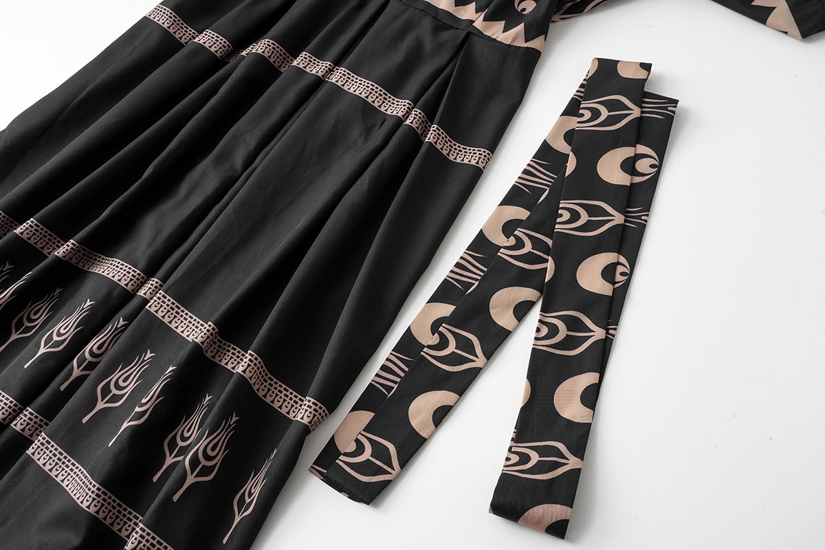 Vintage Summer Half Sleeves Women Midi Dresses