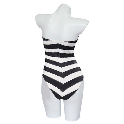 Barbie 2023 Film Barbie One Piece Swimsuit Cosplay Costume