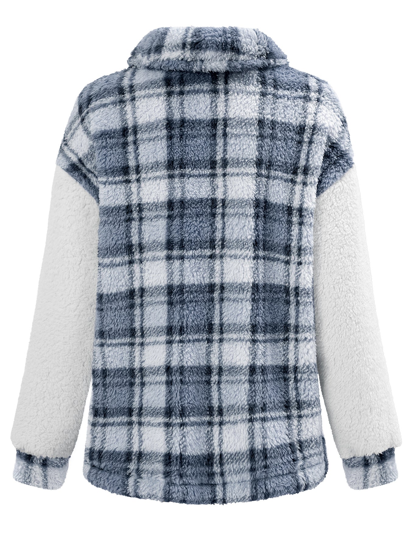 Fashion Turnover Loose Long Sleeves Overcoat