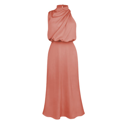 Fashion Stain Sleeveless Evening Dresses