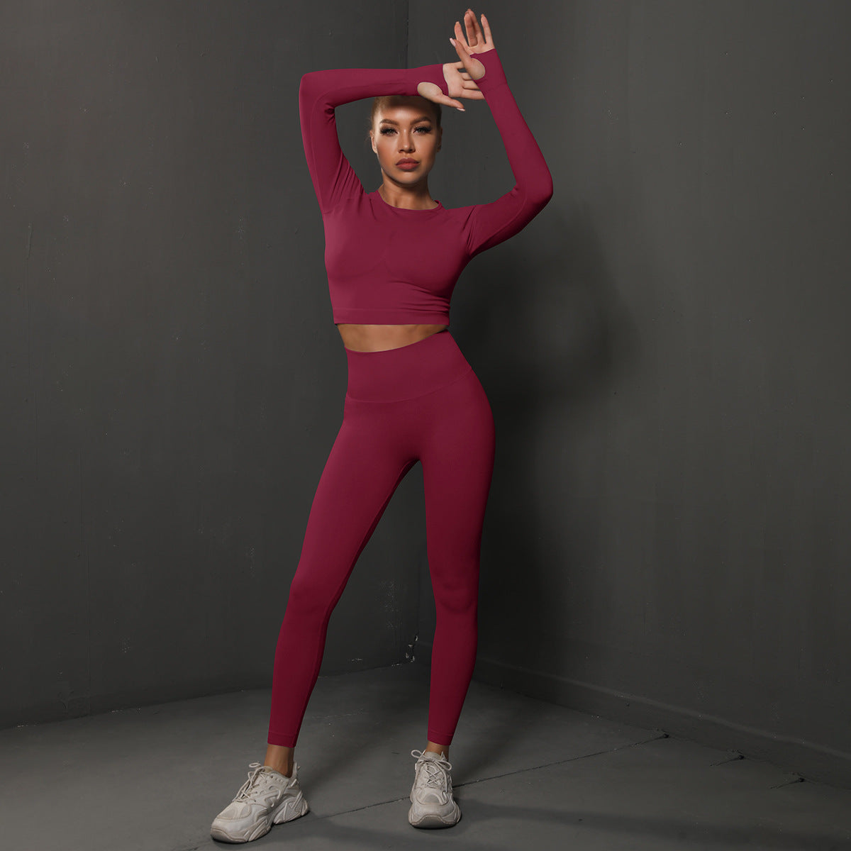 Fashion Simple Style Sports Yoga Suits for Women