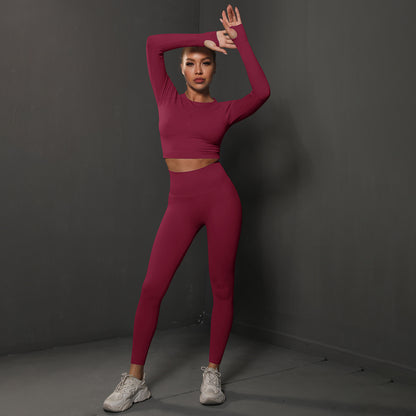 Fashion Simple Style Sports Yoga Suits for Women