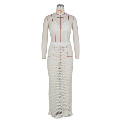 Sexy Knitted Hollow Out Summer Beach Suits