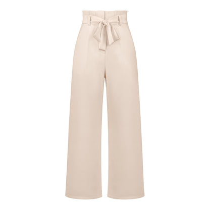 Elegant Office Lady Summer Wide Legs Pants