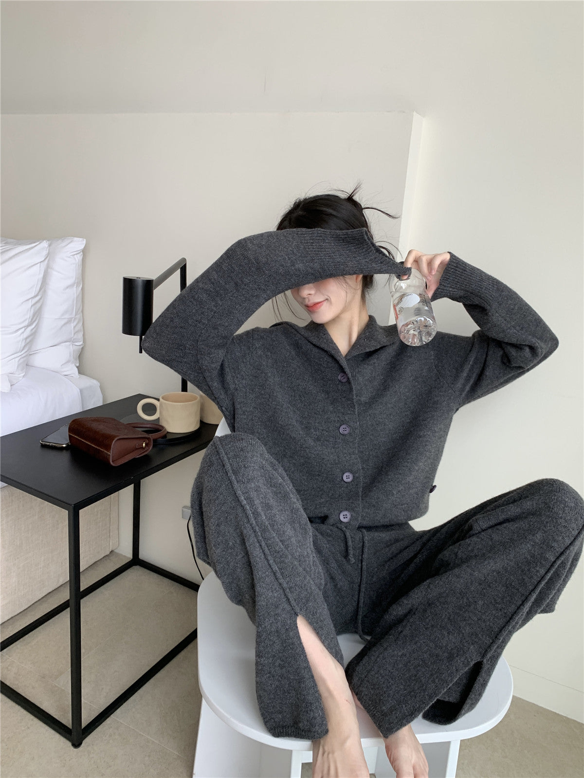 Fashion Two Pieces Knitted Suits for Women