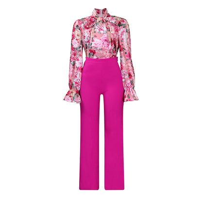 Fashion Plus Sizes Women Long Sleeves Shirts & Pants
