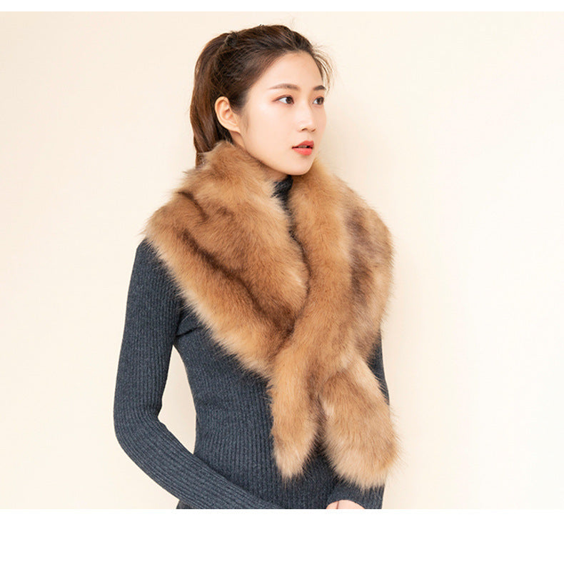 Fashion Artificial fox Fur Scarves for Women