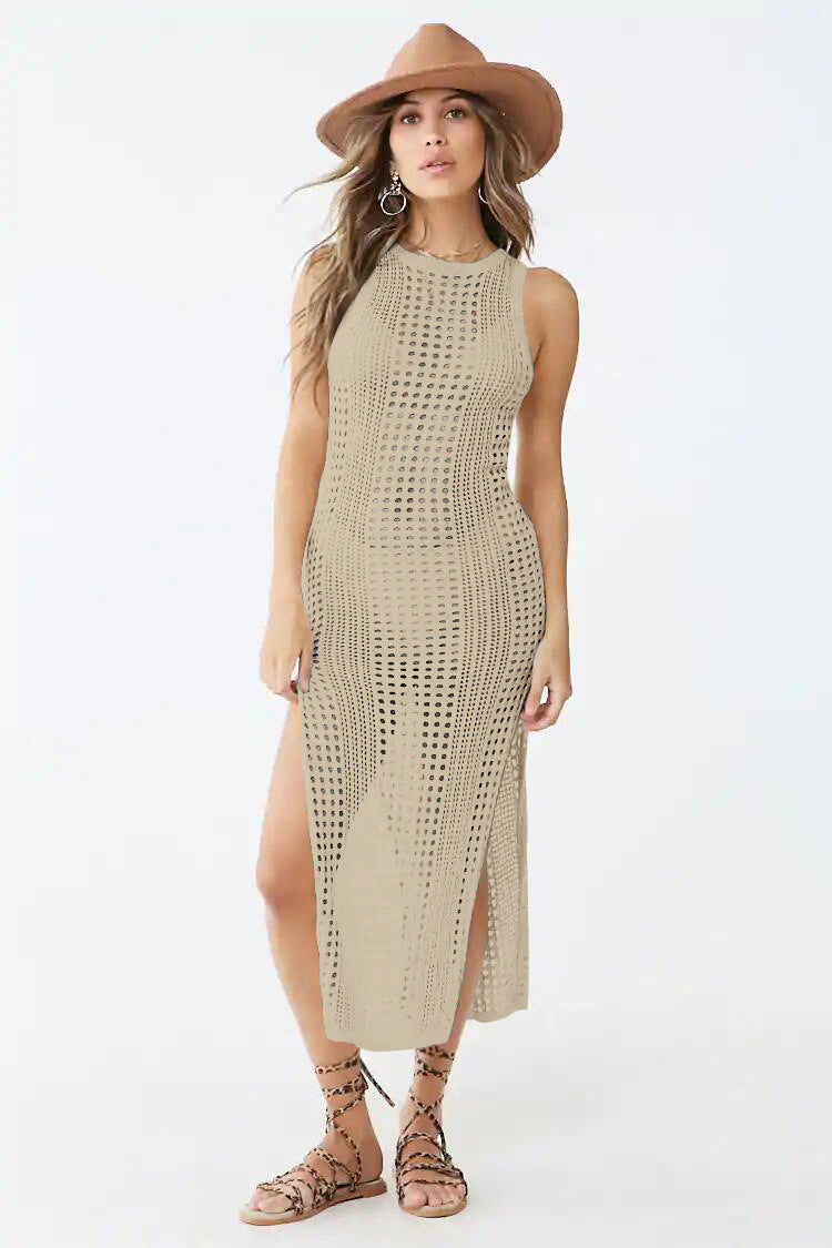 Summer Knitted Long Beach Dresses