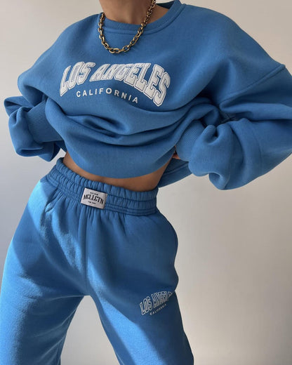 Casual Fashion Long Sleeves Hoodies and Sports Pants