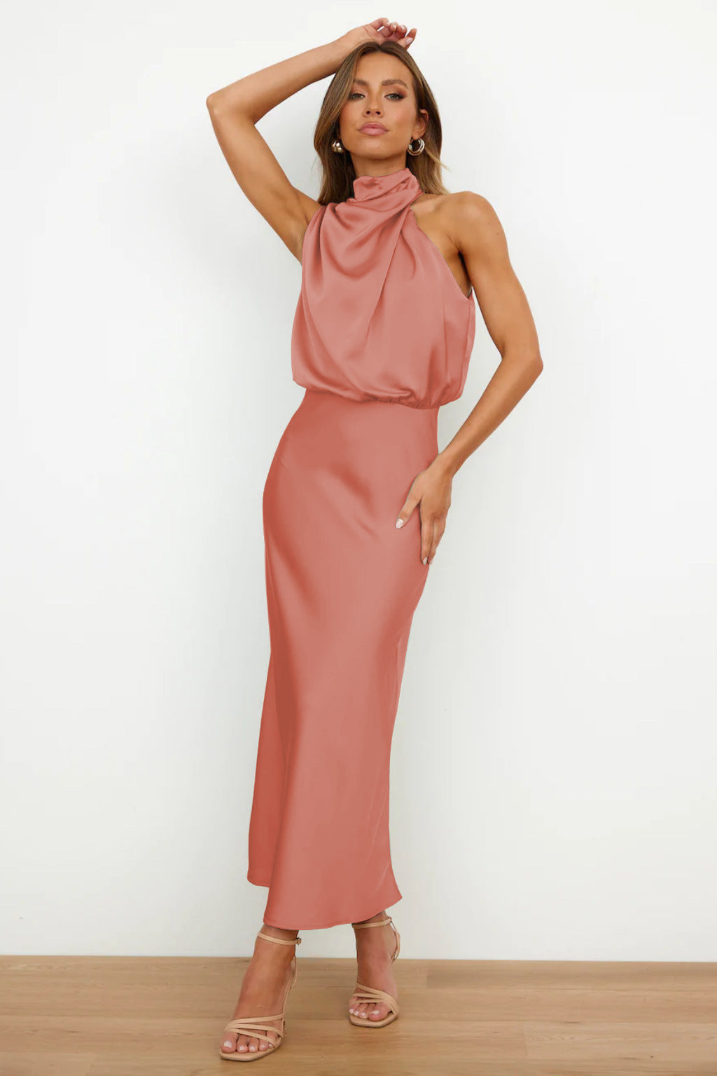 Sexy Halter Women Evening Party Dresses